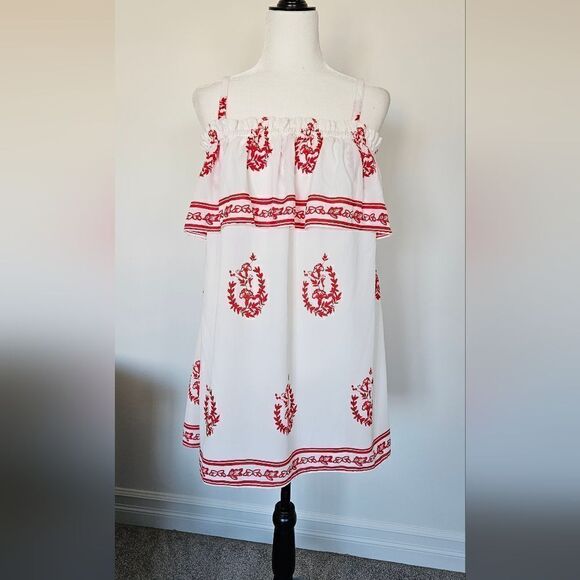 Tularosa red and white dress xs - Picture 9 of 11